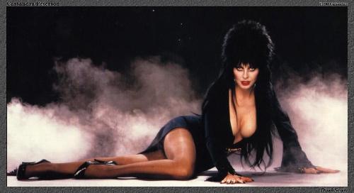 Elvira - Image of Elvira who's real name is Cassandra Paterson