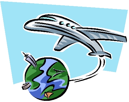 airplane  - airplane traveling around the world