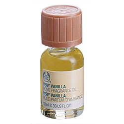 Very Vanilla Home Fragrance Oil - A mouth-watering fragrance with warm, sweet and creamy notes that remind us of vanilla ice-cream. Burn this oil in the kitchen and let the sweet aroma waft through your home.
