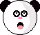 pixelled bear - This is a pixelled bear made in photoshop. I used white, black and pink in this image. It's quite simple to make.