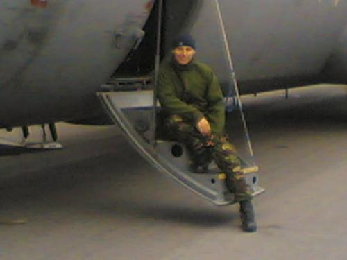 Me in my camoflage gear - This was taken in canada whilst i was there working.