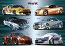 Cars - Cars of different shapes, sizes, colors and horspower.