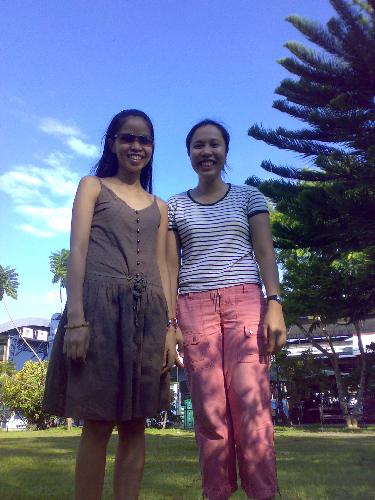 my bestfriend and i at the park - my bestfriend and i at the park on a sunny monday.