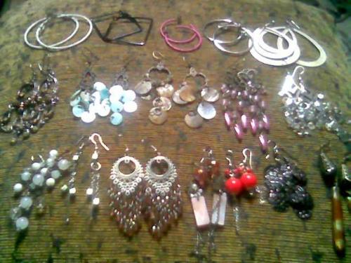 earring collection - these are some of my earrings collection..