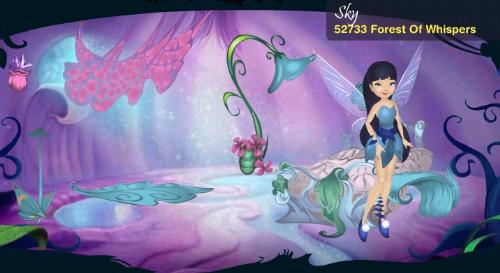 Water Fairy - Sky is the name and that's her new home made by me.