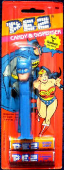 Batman Pez Dispenser - They were made in both black and blue .. a nice tribute to one of the coolest crime fighters!