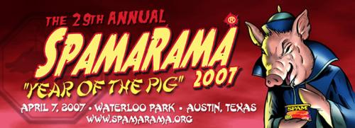 Spamarama - The heading for 2007's Spamarama