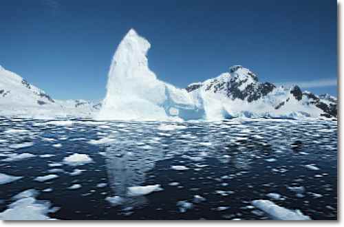 Global Warming - Ice caps in antartica