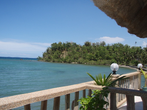 Perto Nirvana - View from the balcony of the Puerto Nirvana VIP room at Puerto Galera, Mindoro, Philippines