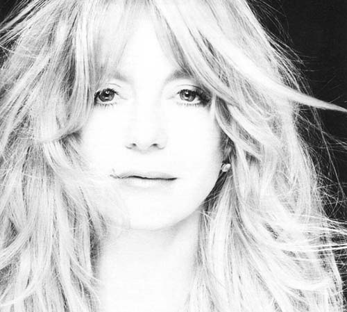 Goldie Hawn - Goldie Hawn black and white photo.