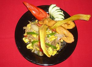 Ackee & Salt fish - This is jamaica's national dish!