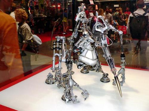 robot - robot made from bike parts