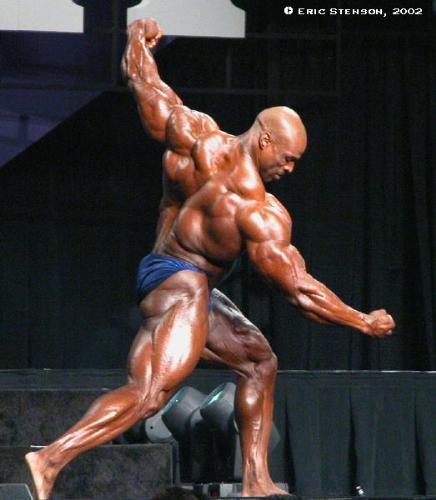 ronnie coleman - ronnie coleman showing his back and arms