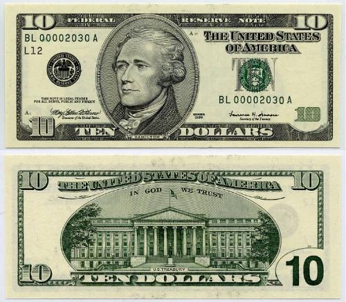 $10.00 Bill - Will you look for the owner