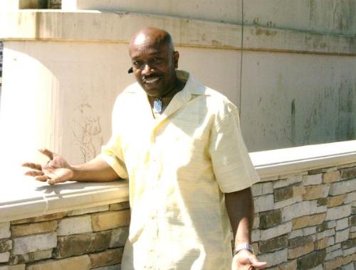 my pics - me behined my house at accra ghana