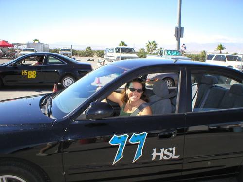 Waiting for my turn to Autocross!! - When I lived in Vegas I used to Autocross with my own car, this is me waiting for my turn to show everyone what I can do!!