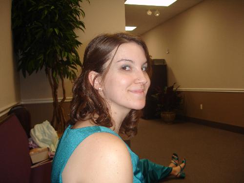 i was a bridesmaid - this was at my friend jenny's wedding