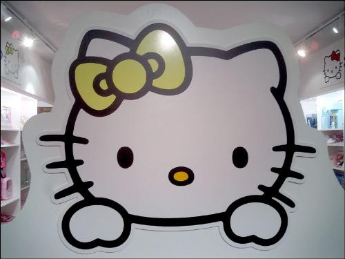 hello kitty -  This is my favorite cartoon image. She is so cute that I can not help loving her at first sight of it.