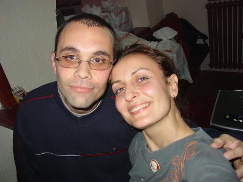 me and my friend - this is a photo from party in my firm...