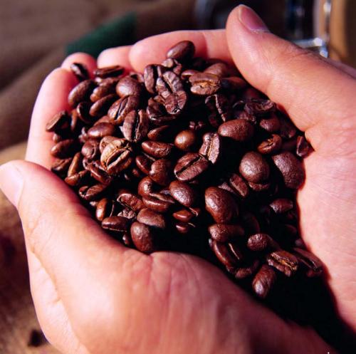 Coffee beans - When you cut the coffee beans to a coffee the smelt is so nice.