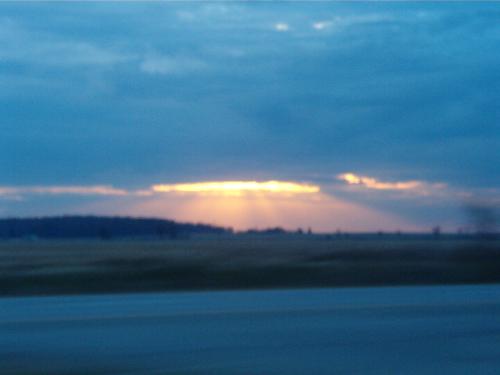 Dark sky - Just a pic of the sun behind the clouds!