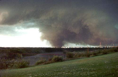 The Tornado - Near refinery row in Edmonton, AB.