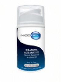 Nicogel - This is a hand gel that gives a transdermal dose of nicotine to people who want to quit smoking. 