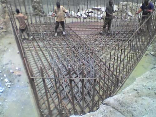 Oceanic Bank Foundation - Proposed Oceanic Bank headquarters @ Lekki, Lagos. Piling works in progress