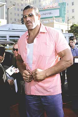 the INdian hero - great khali.....