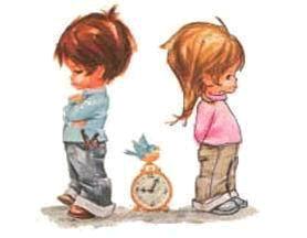 Love is giving Time - lovers quarrel...
