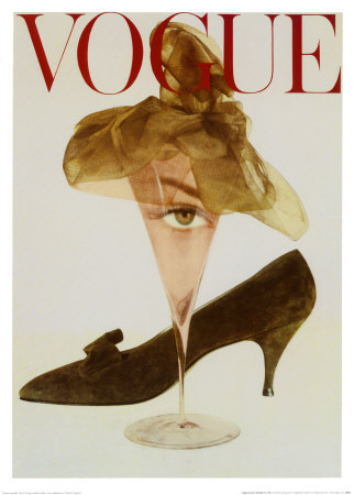 Vogue - Vogue cover from October 1957.