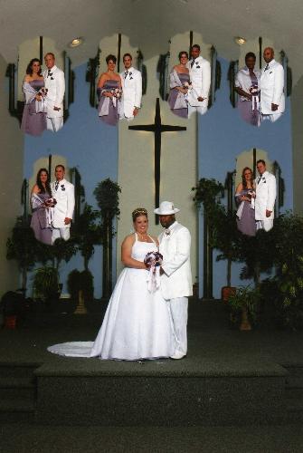 The Wedding Party - This was the ENTIRE wedding party. 9/23/06
