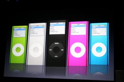 IPod - All the colors of the Ipod nano 4gb