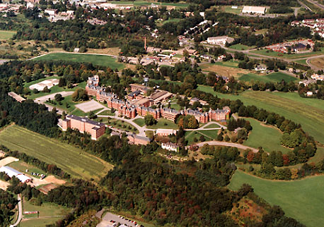 Danvers State Hospital - An aerial view of what used to be the grounds of Danvers Hospital.