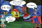 superman - with sponsebob