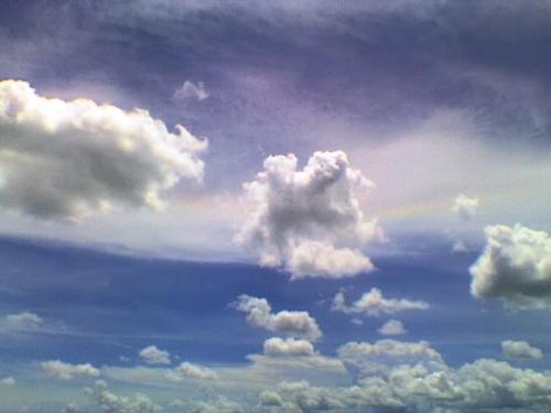 blue skies - taken with Motorola slvr, VGA.