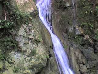 small waterfall - this reminded me of threads of silk, maybe because it slightly resembles it...taken with VGA