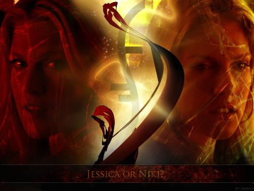 Nikki/Jessica Wallpaper - a wallpaper of nikki and jessica from heroes