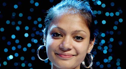 one of my favourate contestant - charu....... the next indian idol