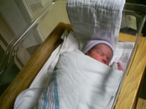 Alexi - Alexi's first photo into the world!