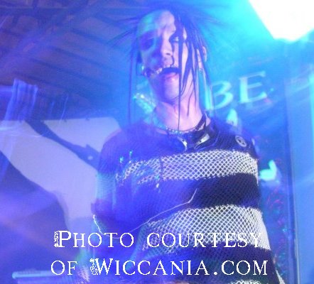 Rogue (Cruxshadows) - a photo i took during the Cruxshadows show in October 2005. other photos can be found at wiccania.com