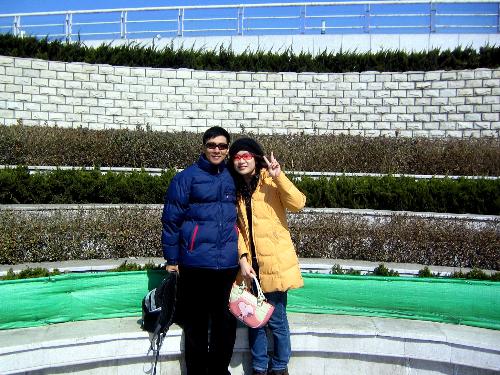 grace & bf - I am with my bf.