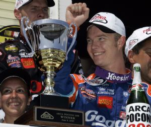 chad McCumbee wins - Chad McCumbee wins the arca re/max in petty car at Pocono