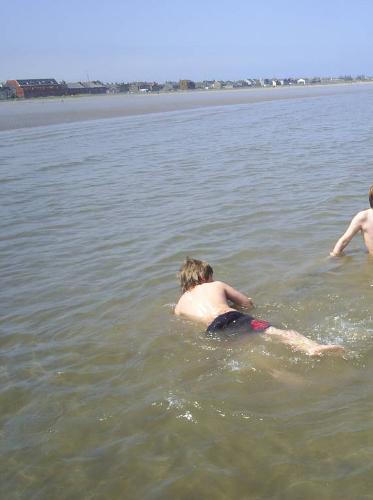 Swimming in the sea - Going for a swim in the sea, you had better look out for those jellyfish!