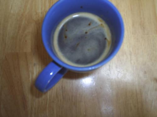 A cup of coffee - Mmn, a frothy cup of Joe to kickstart the morning. I don't know too many people who don't like to start their day with a strong cup of coffee. I know I need one!