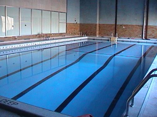 swimming - spooky swimming pool