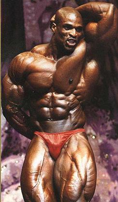 Coleman . - Well he looks in greatshape here does'nt he?? and his leg is'nt burned out has it??... his left one .. his tendon is'nt obvious is it?? not like it is in his 2007 Mr olympia....well not AS obvious as in 2007 and 2006's olympias!!!...........