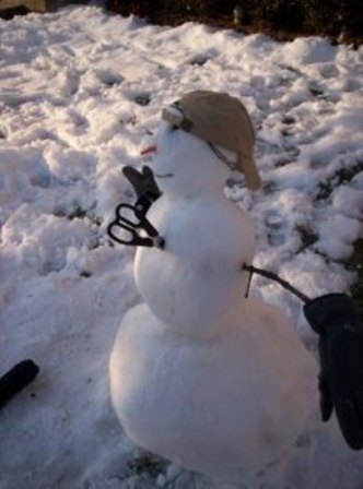 Snowman  - ...death by scissors.
