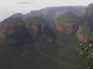 Three Huts ('Rondawels' in Afrikaans!) - On vacation in Mpumalanga, S.A.