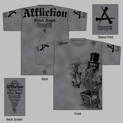 Criss Angel Affliction T-shirt - Criss Angel Affliction T-shirt that my wife brought me back from Las Vegas